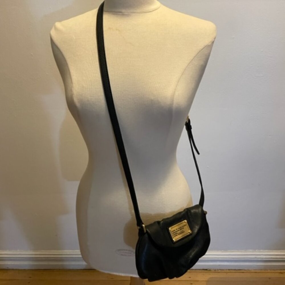 Marc by Marc Jacobs black pebbled leather mini crossbody bag NWT